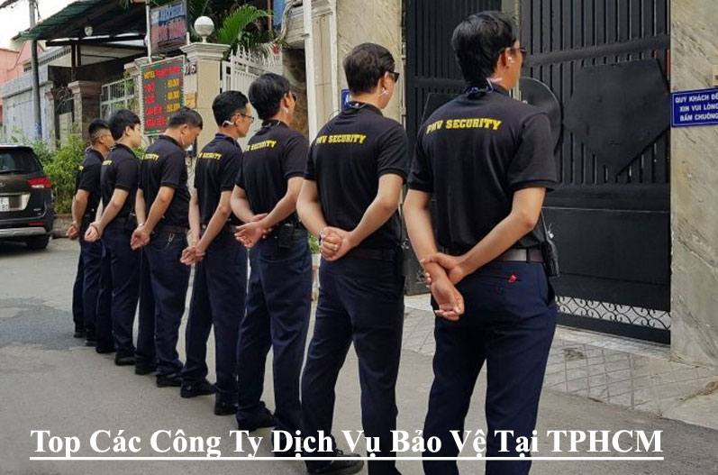 Website của các công ty dịch vụ bảo vệ